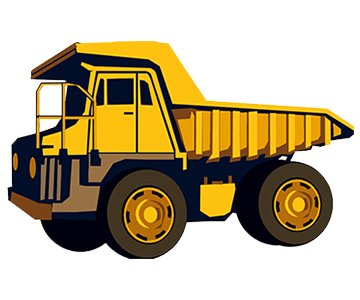 heavy equipment transport pickup