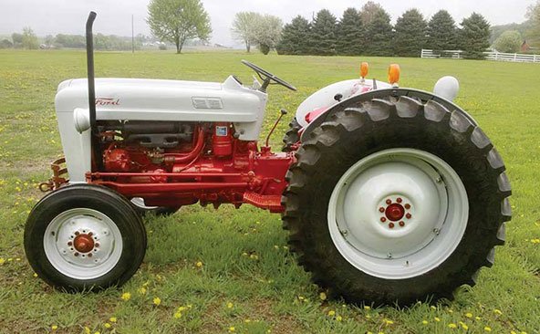 1954-Ford-tractor-model-L-transport Heavy Equipment Transport from Missouri to Kansas
