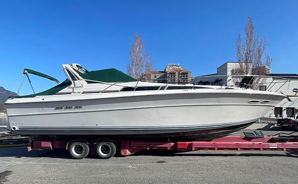 1987 Sea Ray 390 Express Cruiser boat transport