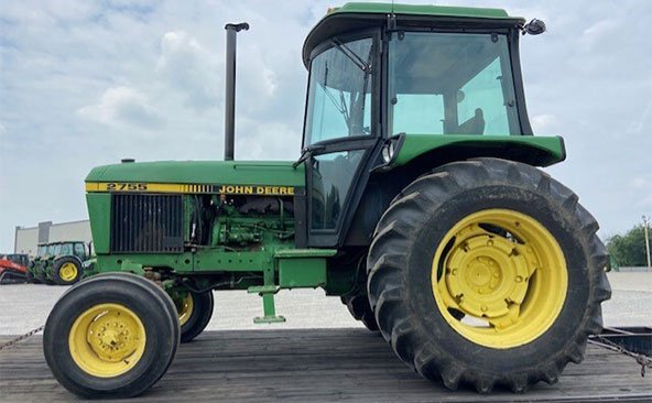 1990-John-Deere-hauling-and-shipping Heavy Equipment Transport from Arizona to North Carolina