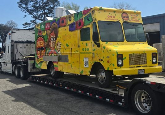 Heavy Equipment Transport from West Virginia to Alabama Nationwide Food Truck Shipping Company