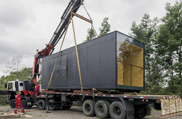 20'-shipping-containers-transportation Heavy Equipment Transport from Connecticut to California