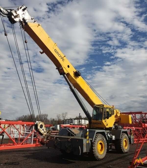 2000-GROVE-RT650E-Rough-Terrain-Crane Heavy Equipment Transport from Washington to New Mexico