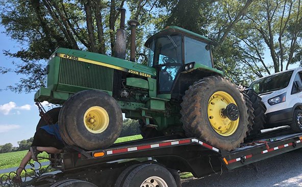 2005-John-Deere-4755-tractor-transport Heavy Equipment Transport from Louisiana to Arkansas