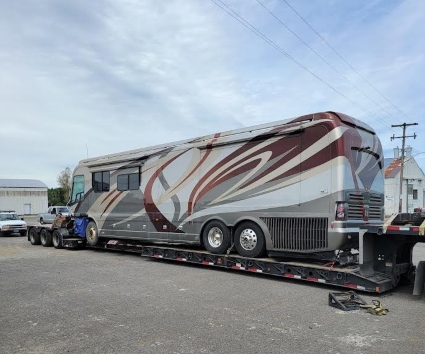 Hauling a 2007 Country Coach Magna coast-to-coast from Boca Raton, Florida to Seattle, Washington.