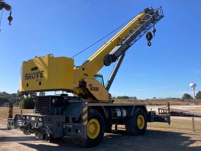 2012 Grove RT Heavy Equipment Transport from Vermont to California