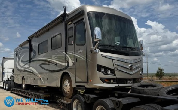 We Will Transport It transporting a 2013 Monaco Knight 40DFT motorhome from Jackson, GA, to Boca Raton, FL.