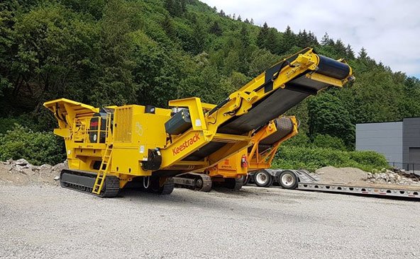 2023-Keestrack-Crusher-B5-Jaw-transport Heavy Equipment Transport from Wisconsin to Minnesota