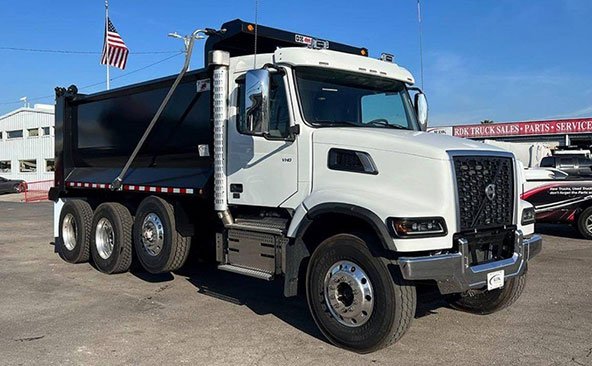 2023-Volvo-VHD-Dump-Truck-transport Heavy Equipment Transport from Maryland to Minnesota