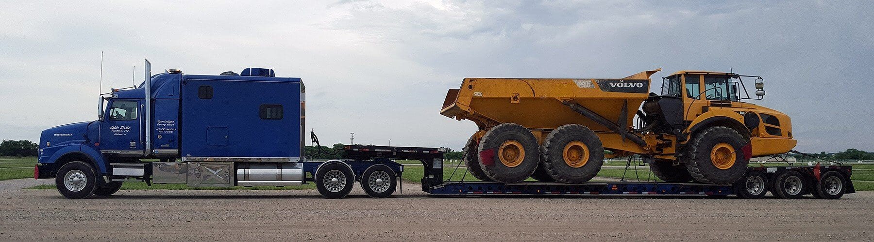 We will transport it, heavy equipment transport