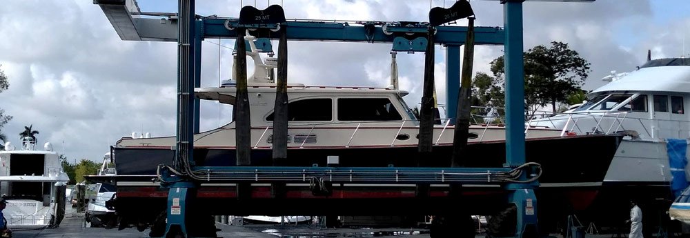 Boat-Transport-Georgia-2 A little Yacht in the ro-ro ready to be shipped overseas