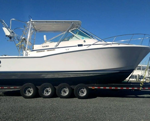 portable office - Boat hauling Florida 495x400 - Shipping Portable Offices Boat Hauling Florida with the Best Boat Haulers portable office