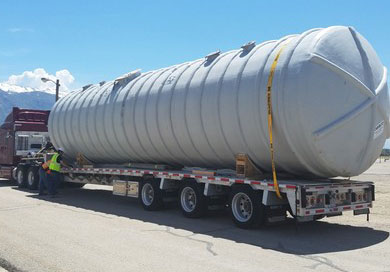 Fiberglass Water Tank Shipping