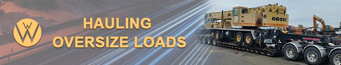 Transporting an Oversized Unit, Oversize Load Trucking Company