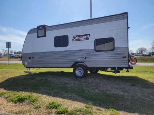 Coleman Lantern LT Travel Trailer getting ready to be hauled.