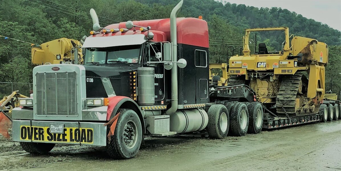 Heavy Equipment Transport from Louisiana to Tennessee