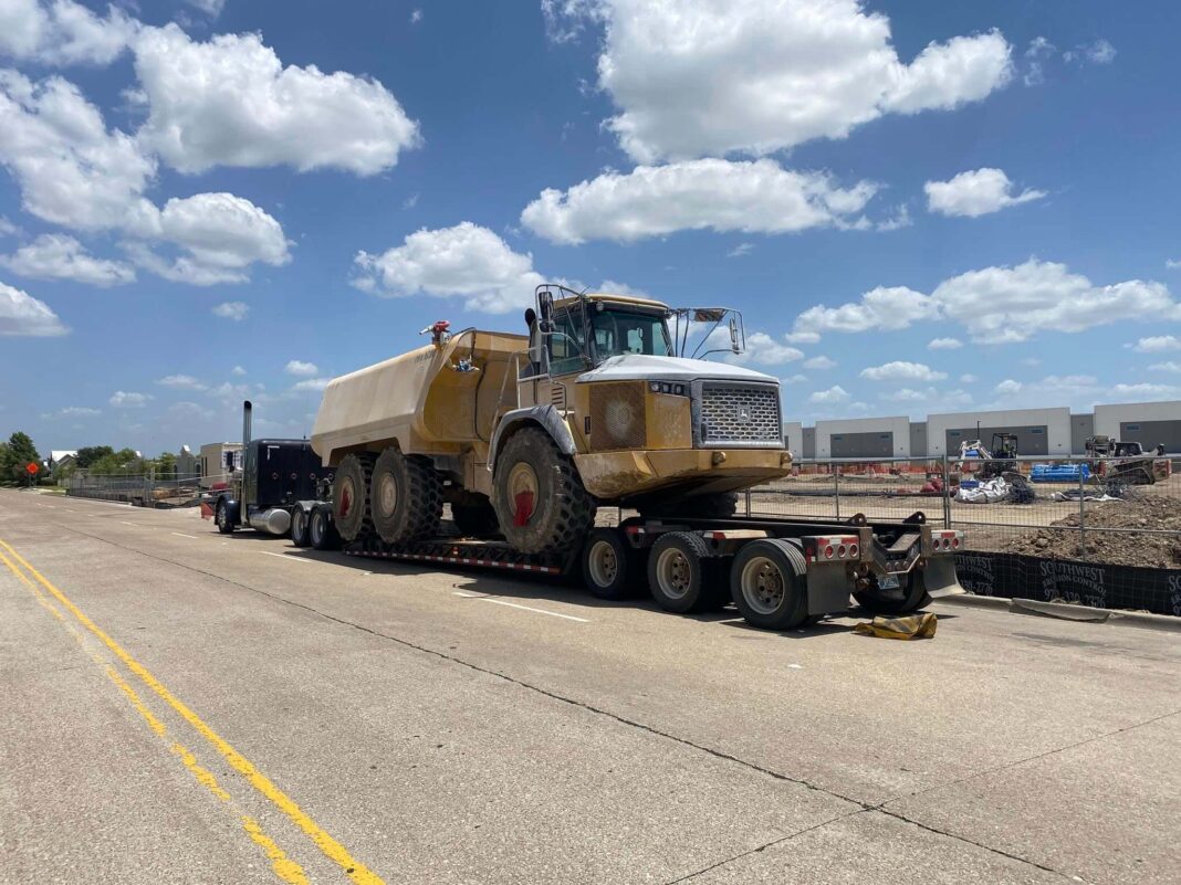 2015 Case tractor Heavy Equipment Transport from Maine to Georgia