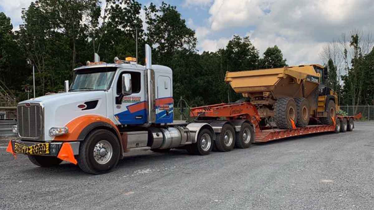 Heavy Equipment Transport from West Virginia to Texas