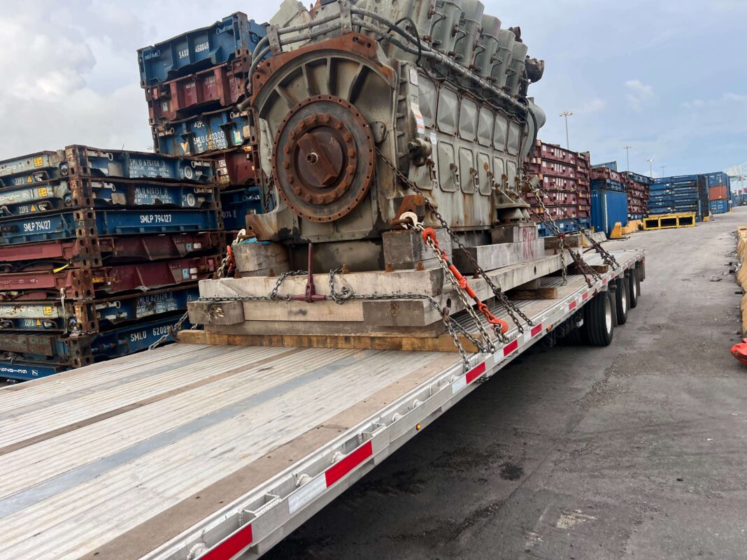 2012 Komatsu WA320 Heavy Equipment Transport from New Jersey to Mississippi