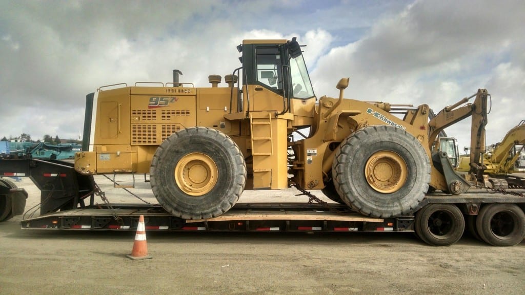 We will transport it, heavy equipment shipping