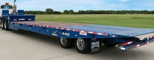 Landoll trailer for roll-on roll-off loading