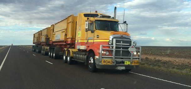 Truck on Road
