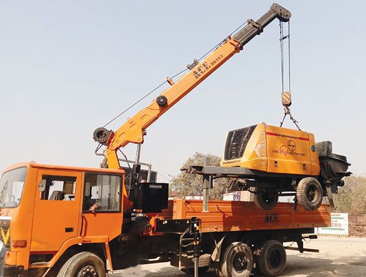 Heavy Equipment Transport from West Virginia to Arizona Loader Crane Transport and Hauling