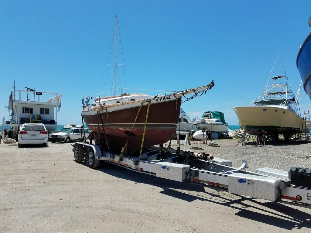 Shrink Wrapping a Boat for Transport