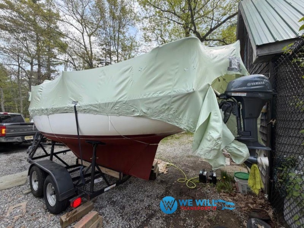 Sailboat transported for storage from Norfolk, Delaware to Warwick, Rhode Island.