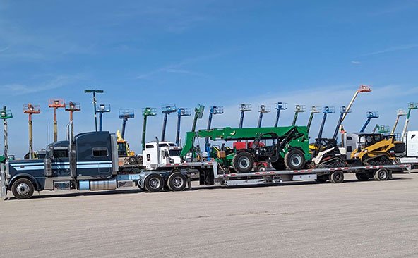 Step Deck Trailer Transport