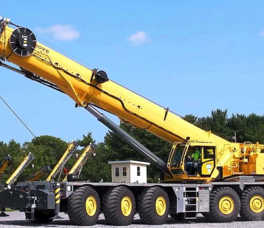 Heavy Equipment Transport from West Virginia to Indiana Rough Terrain Crane Transport and Shipping