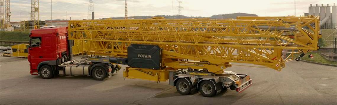 Self-Erecting Crane Transport and Hauling