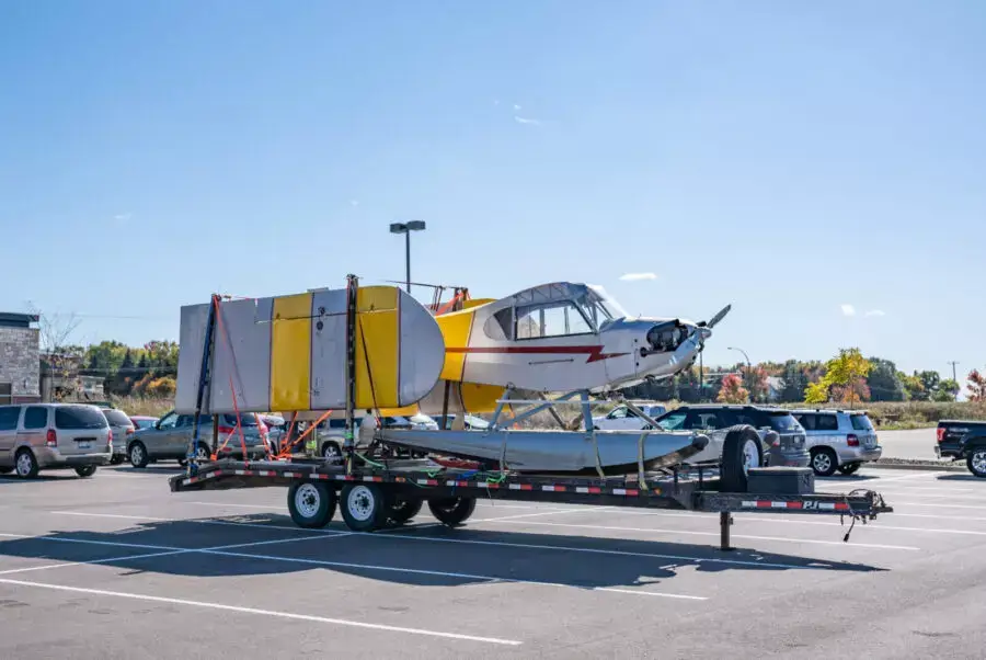 Shipping a small single engine airplane