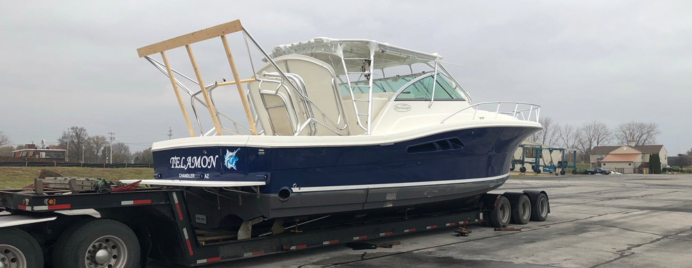 Transport a boat from FL to NY WWTI