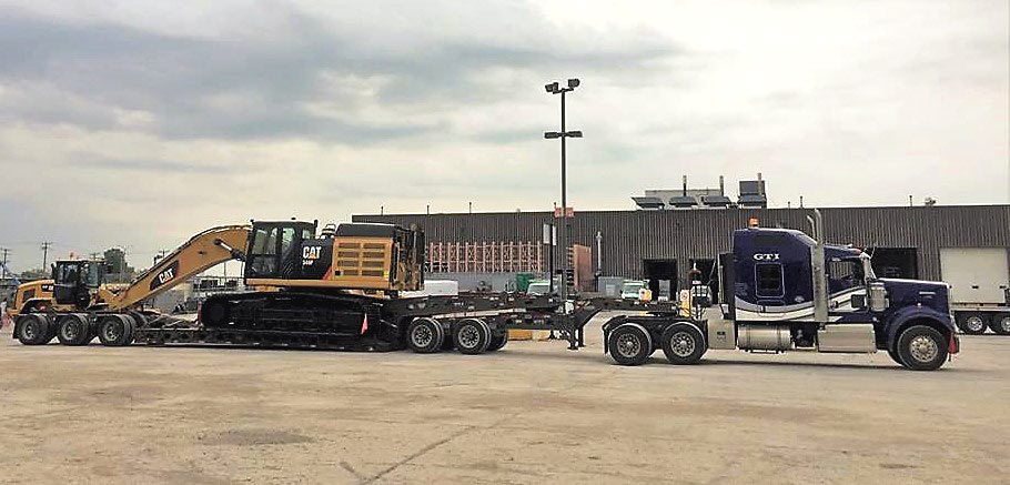 Transport-an-Excavator Heavy Equipment Transport from New Mexico to Colorado
