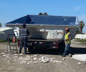 Transport of Fiberglass Inground Pools