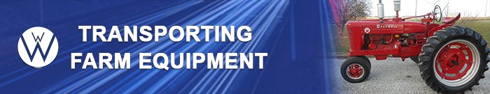 Transporting Farm Equipment, Iowa Heavy Equipment Transport