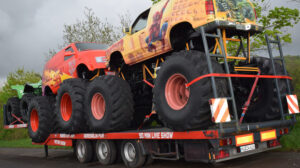 Transporting a Monster Truck