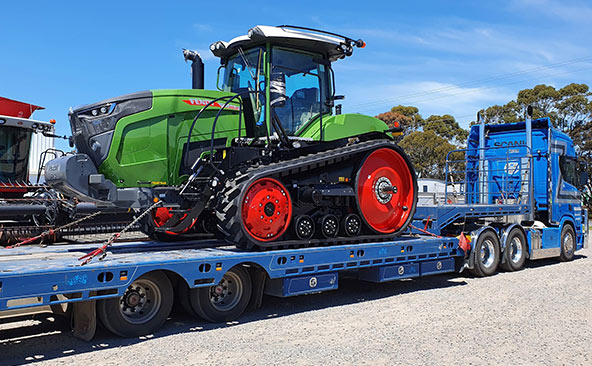 fendt-tractor-transport Heavy Equipment Transport from Louisiana to Arkansas