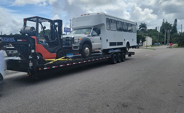 2011 Toyota forklift transported