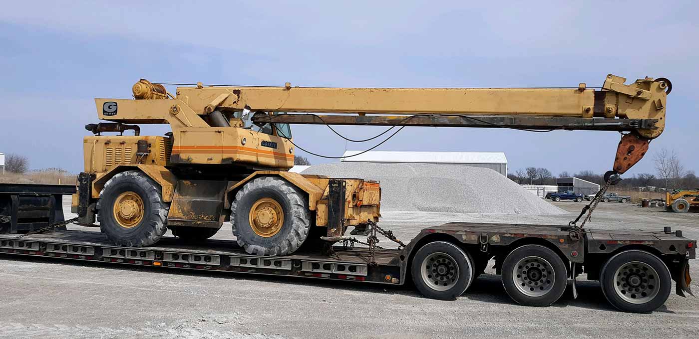 Heavy Equipment Transport from Indiana to Texas