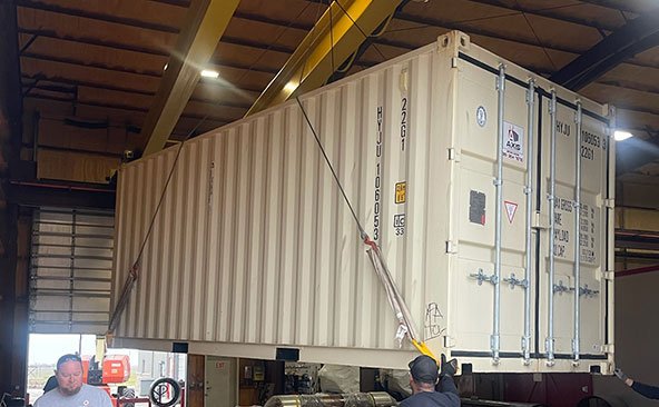 Twenty feet Shipping Container moved Internationally from Salt Lake City, UT to Madrid, Spain