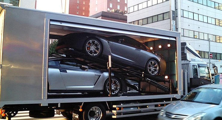 covered car transport, enclosed car transport