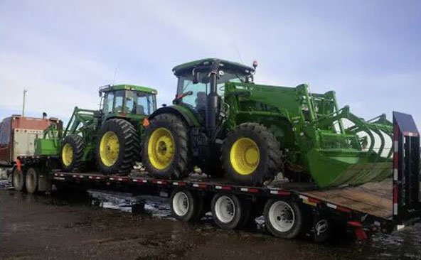 Transporte de Tractores en USA