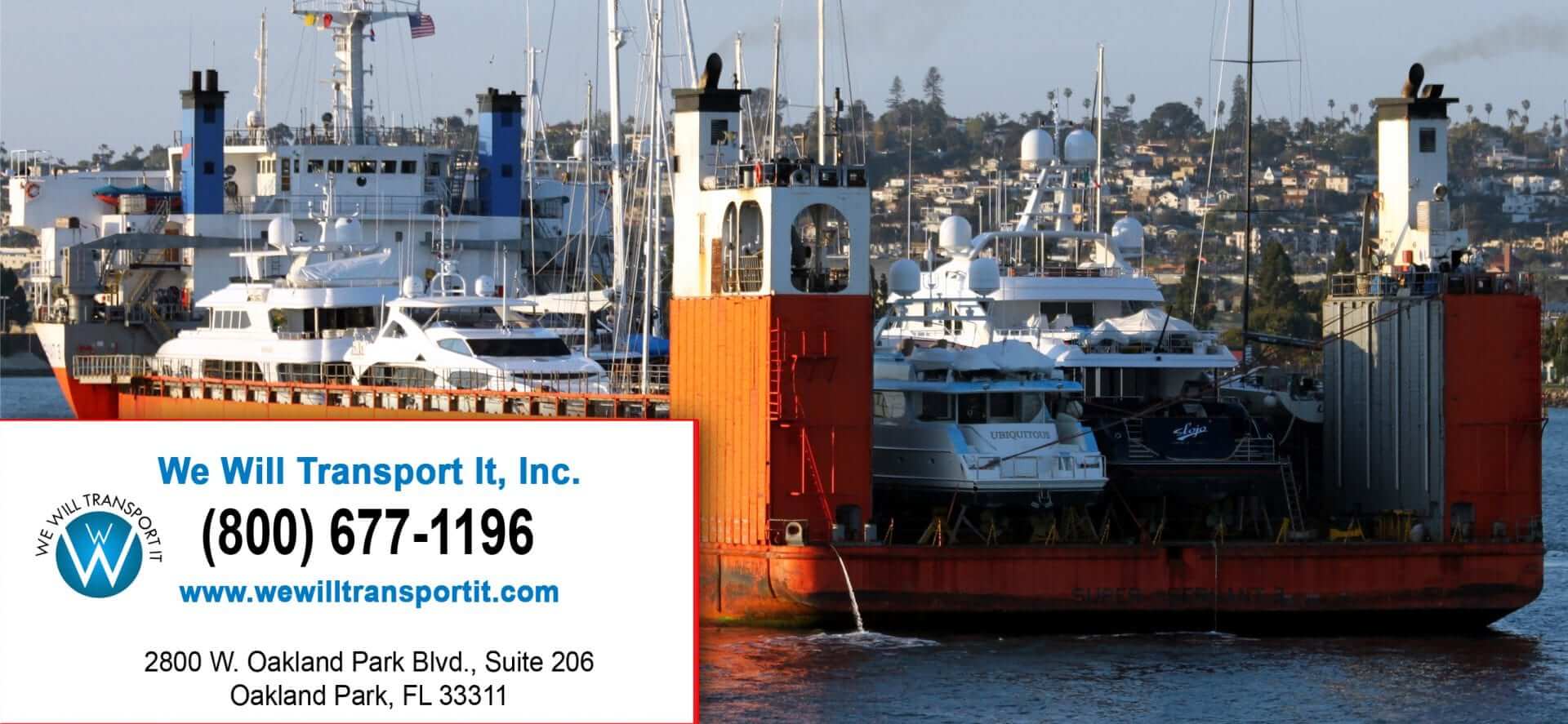 We will transport it, yacht transportation We will transport it, yacht transportation